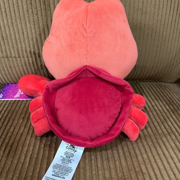 Disney Princess little mermaid Sebastian Red Plush Toy - Picture 3 of 3